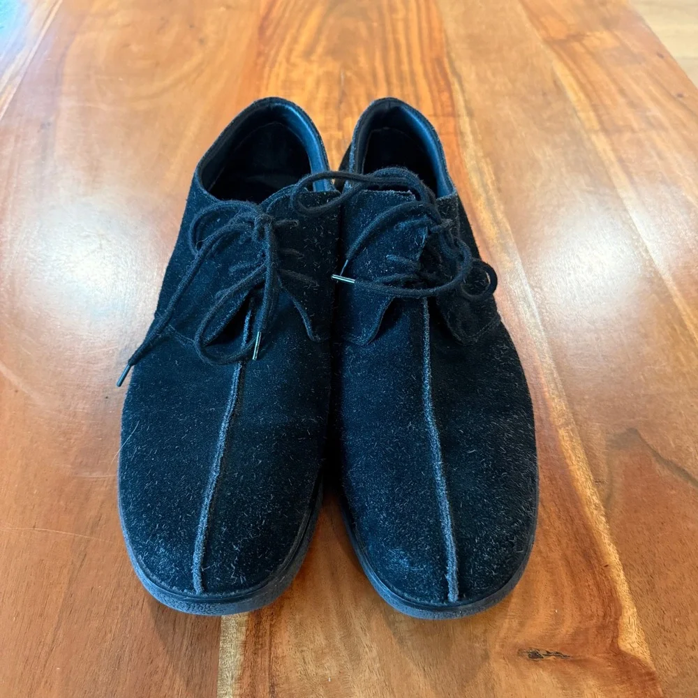 Stacy Adams Men's Black Suede Lace Up Dress Shoes Size 13